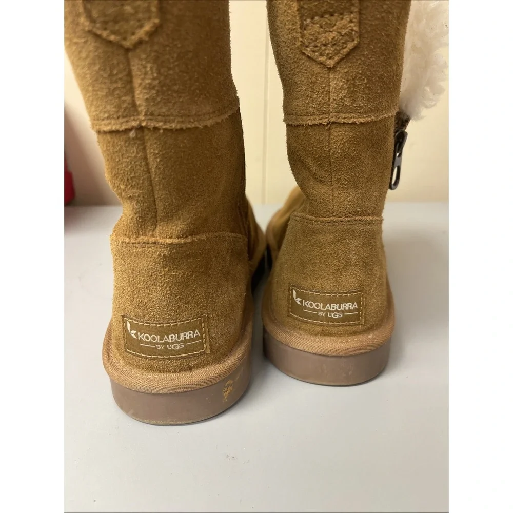Koolaburra by UGG Kids KOOLA Short Fashion Boots - Chestnut, US 4 Style #1117813